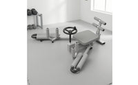 Split Training Machine with Hand Wheel Adjustable Leg Stretching Machine Padded Leg Stretcher for Dancers, Fighting Arts Athletes Artists, Home Gym