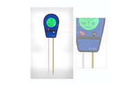 3-in-1 Digital Soil Tester with Two Probes Lcd Soil pH Meter with Metal Probes Multifunctional Handheld for Gardeners, Plant Lovers, Garden, Greenhouse, Flower Pots