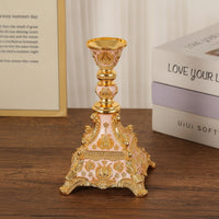 Candlestick Holder Ornate Candle Holder with Feet Antique for Weddings