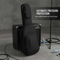 Electric Guitar Gig Bag, 39-inch, Thickened Waterproof Padded Backpack Case for Electric Guitars