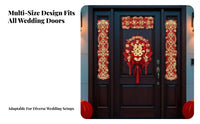 Wedding Door Couplets, Magnetic Double Happiness Hanging, Marriage Decor