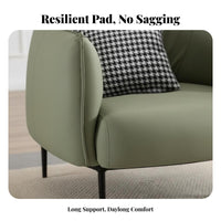 Comfortable spinerest Lowspine support Tub Chair Space-Saving Single Sofa Modern Design Indoor Furniture Minimalist aesthetic for Apartment Dwellers, Homeowners, Living Room, Bedroom, Balcony, Reception Area