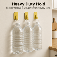 3-Pack Refrigerator Hooks for Hanging Utility Hook for Metal Door, 3 kg Capacity Storage Hook, Kitchen & Office