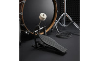 Ribbed Single Bass Drum Pedal Coil-Driven-Loaded Bass Drum Pedal Low-Profile Musical Instrument Part Felt Beater