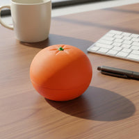 Transformable Design Transforming Orange Fidget Simulation Fruit Stress Relief Orange Container Trinket Box for Office, Home