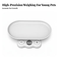 High Precision Digital Pet Scale Portable Design Small Pet Scale USB Rechargeable Multifunctional for Breeders, Veterinarians, Vet Medical Center, Kitchen