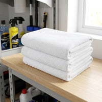 Car Drying Towel and Premium Microfibre Cloths, Thick Microfibre Car Towel, 420 GRAMS PER SQUARE METER Spiral Pile Microfiber, High Absorbency