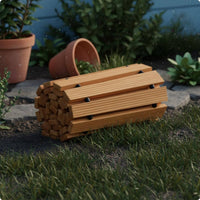 Wooden Garden Path Non-Slip Cedar Walkway Portable Outdoor Flooring for Party