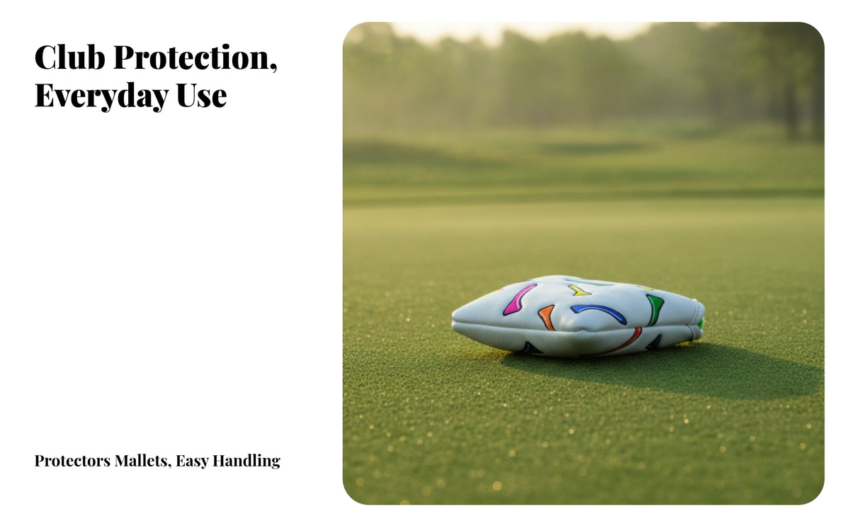 Soft Golf Club Head Cover | Golf Headcover with soft Lining, for Travel