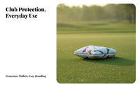 Soft Golf Club Head Cover | Golf Headcover with soft Lining, for Travel