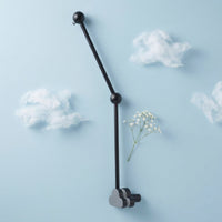 Wooden Mobile Holder with Clamp Minimalist Houten Mobielarm Voor Wieg Mobielarm Van Beukenhout Space-Saving for Infants, Nursery
