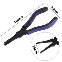 3D Printer Tool Ultra-thin Toothless Flat Nose Pliers for Model DIY