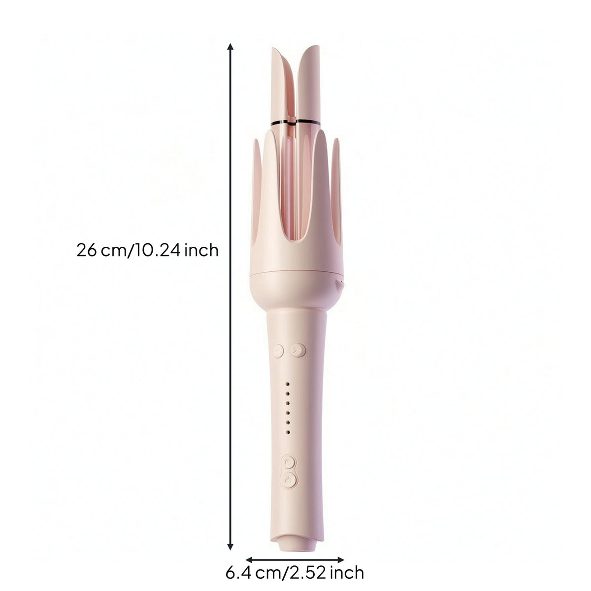 Hair Straightener and Curler 2-in-1 Curling Iron with Brush Attachment Interchangeable Hot Air Brush Ceramic-Coated Styling Tool