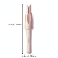 Hair Straightener and Curler 2-in-1 Curling Iron with Brush Attachment Interchangeable Hot Air Brush Ceramic-Coated Styling Tool