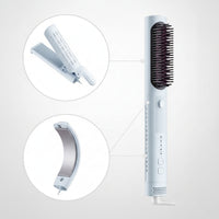 Multifunctional 3-in-1 Hair Styler Adjustable Heat Settings Hair Styling Tool with Interchangeable Heads Swivel Cord Appliance Negative Ion for Women, Travelers, Home