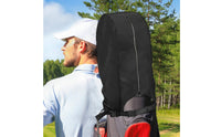Scratch Resistant Universal Golf Bag Rain Hood Shielding Waterproof Golf Bag Cover Lightweight Zippered for Outdoor, Travel, Storage