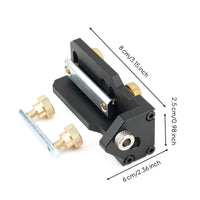 Jig Adjustable Manual Tapping Guide Tool Knurled for Machinists, Bench Work, Workshop