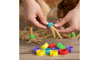 100 Pieces Easy to Apply Poultry Leg Band Mixed-Color Poultry Leg Band Unlabeled Bird Accessory Multicolored for Breeders, Farmers, Farms, Backyard Coops
