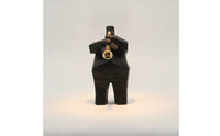 Musician Sculpture Black and Gold Music Figurine Exceptional Music Statue for Office Desk