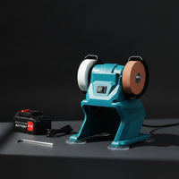 Cordless Bench Grinder with Battery Rechargeable Mini Bench Grinder Compact Electric Tool Grinder Portable for DIYers, Hobbyists, Home Workshop, Garage