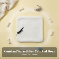 Low Voltage 5V Constant Temperature Pet Mat Anti-Chew-Proof Tube Cat and Dog Warming Pad Chew Secure Cord for Small Creature Owners, Winter