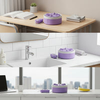 Mini Laundry Appliance with Control Panel Space-Saving Tabletop Laundry Appliance Portable Portable Washer for Journeyers, Dorm Rooms, Apartments