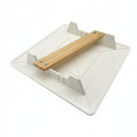 Plastic Hawk Board Lightweight Plaster Hawk Tool Round Corners for Masons