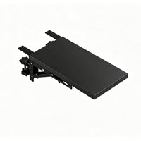 No-Drill Desk Extension Board with Clamp Ergonomic Clamp-on Desk Extender Collapsible Foldable Keyboard Shelf Long-Lasting for Students