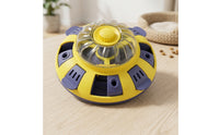 Mental-Stimulating Slow Feeder Puzzle Boredom-Relief Dog Puzzle Toy Indoor Slow Feeder with Clear Chamber Long-Lasting for Dogs