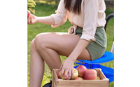 Garden Work Stool with Backrest Ergonomic Garden Seat with Wheels Heavy Duty for Gardeners, Gardening