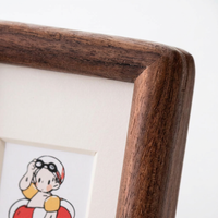 Wooden Finish Picture Frame Tabletop Photo, Solid Wood Mini Photo Frame, Mini Wooden Frame for Display, Modern Minimalist Desk Photo Stand