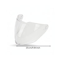 Clear Helmet Visor Easy to Replace Face Cover Replacement Curved for Motorcyclists