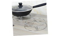 Pot Rack Multi-Functional Stainless Steel Steaming Stand Heavy Duty Heat Resistant for Countertop, Dining Table