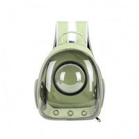 Structured Base Space Capsule Pet Backpack Breathable Mesh Bubble Pet Carrier Backpack Glossy Animal Transport Bag Ventilation Eyelets