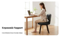 Vintage design Molded Shell Chair Comfortable paddinging rotating Seat adaptable Use Household Furniture Ergonomic Design for Students, Adults, Homeowners, Study Room, Home Office, Vanity Area, Bedroom