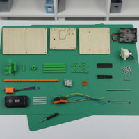 Clothes-Clothesline Rack Kit Remoteremotely-Operated Electric Clothesline Rack Model Electrically Powered STEM Project Kit for Students, Science Fair