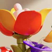 Cascading Bath Toy with Suction Cup Plastic Sprinkler Toy for Babies