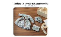 30cm Doll Princess Dress Great Birthday Gift BJD Dress Soft Material Doll Outfit for Girls, Imaginative Play