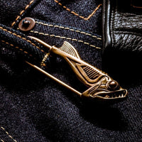 Vintage Fish Head Brooch and Keychain Accessory