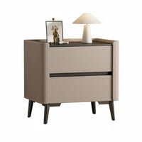 Luxury design 2-Drawer End Table Modern Design Nightstand Fully Assembled Bedroom Furniture Sturdy & Stable for Interior Designers, Apartment Dwellers, Guest Room, Entryway, College Dorm, Closet