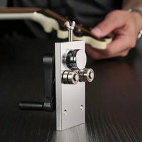 Fret Bender with Crank Handle Accurate Fretwire Bender Time-Saving Fret Wire Bending Tool for Guitar Technicians, Luthier Workshop
