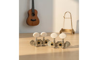 Tuning Machine Set with Screws Floral String Instrument Tuning Pegs Exposed Gear Tuner for Luthier