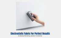 Magnetic Whiteboard Eraser, Cloth Surface Back, Easy to Clean, For School Office Glass Boards