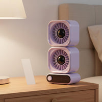 Powerful Airflow Portable Digital Display Fan Compact Design Mini Cooling Fan Multi-Speed Control Portable Air Circulator Adjustable Tilt for Students, Office Workers, Dorm Room, Bedroom