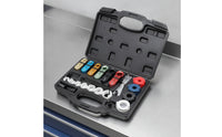 22 Pieces Petrol Line Disconnect Tool Set Low-Profile Quick Disconnect Tool Kit Molded for Mechanics, Home Garage