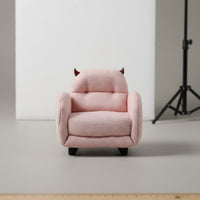 Dollhouse Animal Chair Handmade Model 1:12 Scale Single Sofa Doll Accessory for Collectors