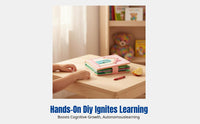 Montessori Fabric Book Learning Board, Educational Toy, DIY Activity Panel for Children