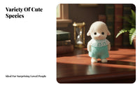Poseable Creature Doll Movable Limbs Dollhouse Creature Character Miniature Critter Toy Small Gift Dollhouse Family Figures