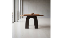 French Vintage Design Ash Wood Dining Table Chairs Scratch Resistant Solid Wood Dining Set for Small Apartment Dwellers, Kitchen
