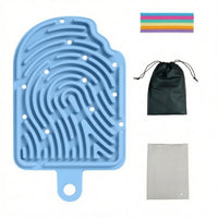 Sensory Board with Silicone Strips Portable Silicone Sensory Board Calming Compact for Children, Travel, Car Ride